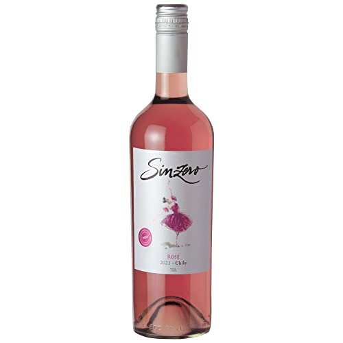 SINZERO Rose – Non Alcoholic Rose Wine – Low Calories, Vegan Suitable, 25.4 FlOz