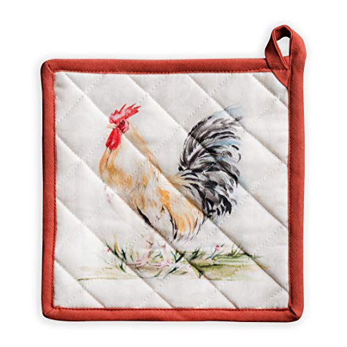 Maison d’ Hermine Campagne 100{242cb032958b6afdab6dfce0d3fbcd4d1271af951227e9e918022bc1c5f4275c} Cotton Pot Holder, 8 – inch by 8 – inch.