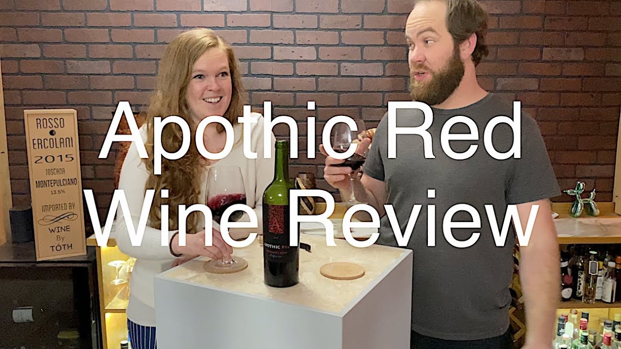 Tasting Wine reviews Apothic Red