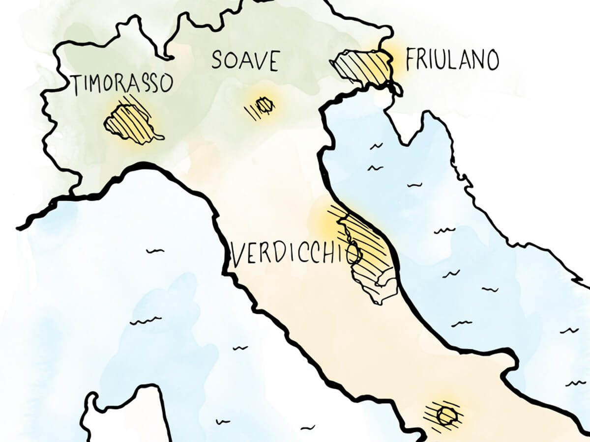 6 Italian White Wines That Are Hugely Underrated